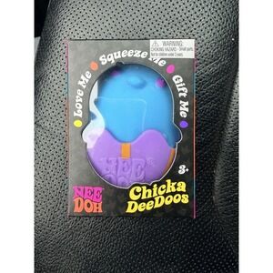 Nee Doh Chicka DeeDoos Tactile Squeeze Toy Blue Ages 3+ 2022